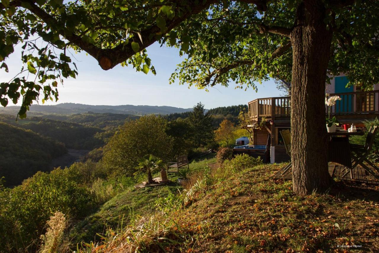 La Ferme Saint Jean - Les Yourtes Hotel Bagian luar foto